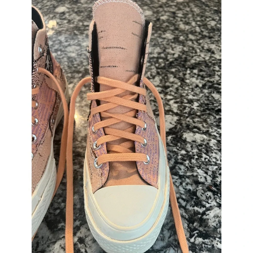 Unisex Converse Chuck 70 Hi Patchwork Orange Sneakers 170058C Mens 7 Wos 9
